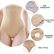 KacyBelle Seamless Thong Shaper: High-Waist, Firm Control, Invisible Look