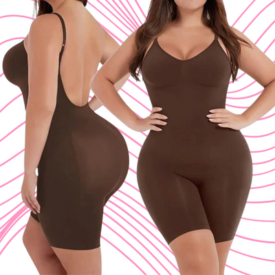 KacyBelle All-Sculpting Bodysuit: Thigh, Tummy & Backless