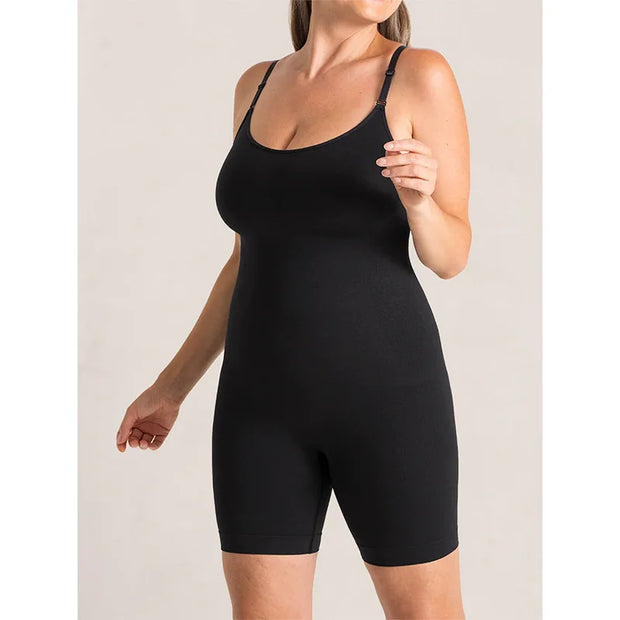 KacyBelle All-Sculpting Bodysuit: Breathable Comfort, Tummy to Thigh Smoothing