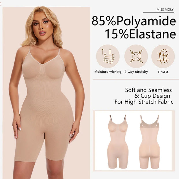 KacyBelle All-in-One Bodysuit: Tummy, Butt & Thigh Sculpting