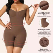 KacyBelle Full Body Shaper: Seamless Bodysuit, Tummy Control & Lift