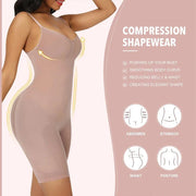 KacyBelle Full Body Shaper: Seamless Bodysuit, Tummy Control & Lift