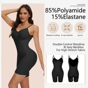 KacyBelle All-in-One Bodysuit: Tummy Control, Open Crotch & Seamless Comfort