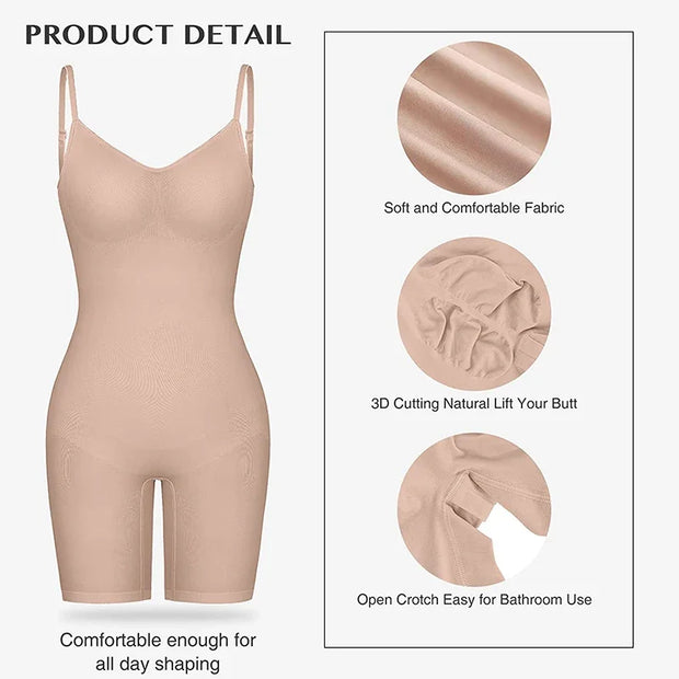 KacyBelle Seamless Shapewear Bodysuit: Tummy Control & Lift